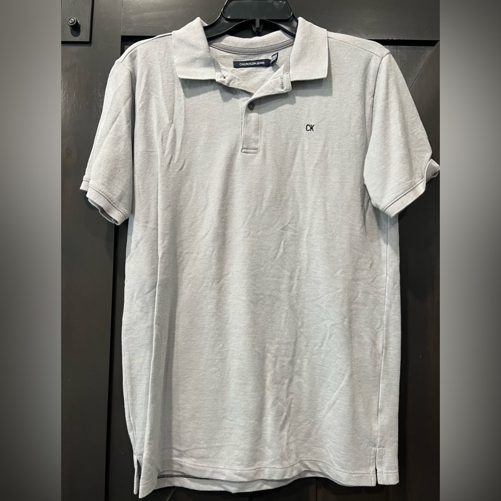 Gray YXL Size 18-20 Calvin Klein Shirt (only worn once)